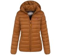 Geographical Norway Winter Jacke Steppjacke Parka Kapuzenjacke Outdoor Leicht und warm, Farbe:camel, Größe:S (36)