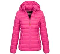 Geographical Norway Winter Jacke Steppjacke Parka Kapuzenjacke Outdoor Leicht und warm, Farbe:FLASHY PINK, Größe:XXL (44)
