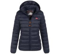 Geographical Norway Winter Jacke Steppjacke Parka Kapuzenjacke Outdoor Leicht und warm, Farbe:Navy, Größe:L (40)