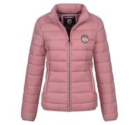 Geographical Norway Winter Jacke Steppjacke Parka Stehkragen Outdoor Leicht und warm, Farbe:Old Pink, Größe:XL (42)