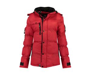 Geographical Norway Winterjacke "Bonapart" in Rot - Größe M | Damenjacken