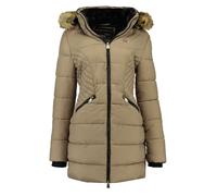 Geographical Norway Wintermantel "Abeille" in Beige - Größe XL | Damenjacken