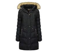 Geographical Norway Wintermantel "Badonna" in Schwarz - Größe M | Damenjacken