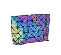 Geometric Schultertasche Tasches Luminous Tasches Women HandTasche Holographic Reflective Geldbörse Purse Fashion Wrist Tasche -801B