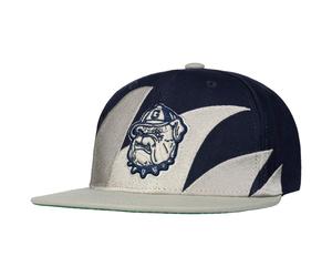 Georgetown University Cap by Mitchell & Ness blau-grau One Size