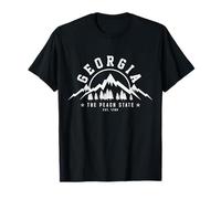 Georgia - The Peach State Est. 1788 Vintage Berge Geschenk T-Shirt