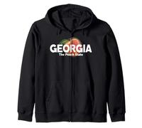 Georgia The Peach State T-Shirt Funny Southeastern Zitat Kapuzenjacke