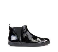 Geox Amalthia Damen Low-Top aus Lack, Schwarz - Schwarz - Größe: 35 EU