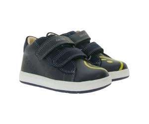 GEOX B Biglia B. D Kleinkinder Sneaker mit atmungsaktiver Sohle Mid-Cut-Schuhe Echtleder mit Klettverschluss Baby-Schuhe B044DD 08522 C4P2G Dunkelblau 20