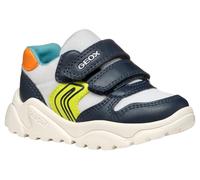 Geox B CIUFCIUF Boy A Sneaker, White/Navy, 26 EU