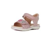 Geox B Delhi Girl Sandal, Rose/Silver, 25 EU