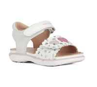 Geox B Delhi Girl Sandal,White Pink,24 EU