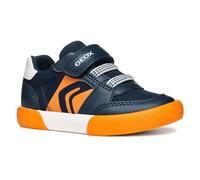 Geox B GISLI Boy A Sneaker, Navy/Orange, 25 EU