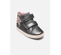 Geox Baby-Mädchen B GISLI Girl Sneaker, Dark Grey, 20 EU