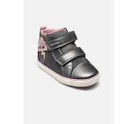 Geox Jungen Mädchen B GISLI Girl Sneaker, Dark Grey, 26 EU