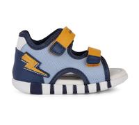 Geox B IUPIDOO Boy Sandal, LT Navy/Yellow, 25 EU