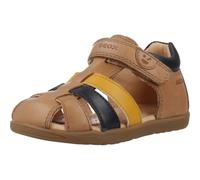 Geox B MACCHIA Boy Sandal, Whisky/Navy, 26 EU