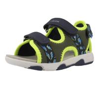 Geox B Multy Boy A Sandal, Pistachio/Navy, 27 EU