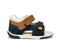 Geox B ZAPITO Boy Sandal, Navy/Caramel, 26 EU