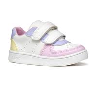 Geox Jungen Mädchen B ECLYPER Girl A Sneaker, White/Lt Yellow, 25 EU