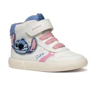 Geox Baby-Mädchen B GISLI Girl Sneaker, White/Sky, 23 EU