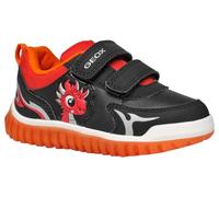 Geox Baby B LIGHTYLOO Boy Low Easy Entry Black/RED 21_EU