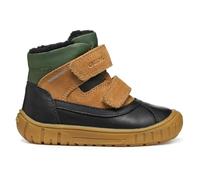 Geox BABY B OMAR BOY WPF ANKLE BOOTS BLACK/DK BEIGE 24_EU