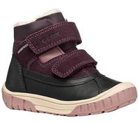 GEOX BABY B OMAR GIRL WPF ANKLE BOOTS BLACK/DK PURPLE 22_EU