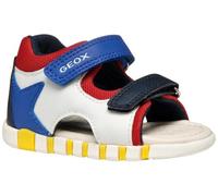 Geox Baby-Jungen B IUPIDOO Boy Sandal, White/Royal, 21 EU