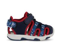 Geox Multy Boy B Sandal, Navy/RED, 25 EU