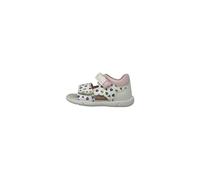 Geox Jungen Mädchen B ZAPITO Girl Sandal, White/Multicolor, 25 EU