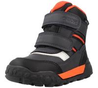 Winterboots GEOX "B TREKKYUP BOY B ABX", Kinder, Gr. 25, blau (navy, orange), Lederimitat, Textil, sportlich, Schuhe, Winterstiefel mit Warmfutter, Größenschablone zum Download (74775160-25) navy, ora