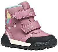 Winterboots GEOX "B TREKKYUP GIRL B AB", Mädchen, Gr. 25, rosa, Synthetik, Textil, Schuhe Winterboots, Winterstiefel mit Warmfutter, Größenschablone zum Download (93619601-25) rosa