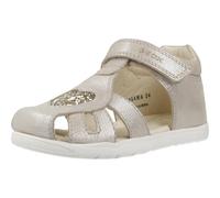Geox Jungen Mädchen B MACCHIA Gir Sandal, BEIGE/Platinum, 25 EU