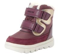 Geox Baby Girl B WILLABOOM GIRL B A ANKLE BOOTS PRUNE/PLATINUM 20_EU