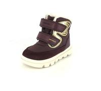 Geox Baby Girl B WILLABOOM GIRL B A ANKLE BOOTS PRUNE/PLATINUM 26_EU