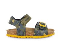 Geox Baby-Jungen B CHALKI Boy Sandal, SAGE/OCHREYELLOW, 22 EU