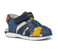 Geox Baby-Jungen B Delhi Boy A Sandal, Dk Navy/Dk Yellow, 23 EU