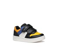 Geox Baby-Jungen B ECLYPER Boy Sneaker, Black/DK Yellow, 22 EU