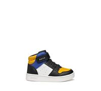 Geox Baby-Jungen B ECLYPER Boy Sneaker, Black/DK Yellow, 23 EU