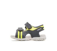 Geox Baby-Jungen B FLAFFEE Boy Sandal, Navy/Fluo Yellow, 20 EU