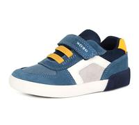 Geox Baby-Jungen B GISLI Boy B Sneaker, Jeans/Yellow, 21 EU