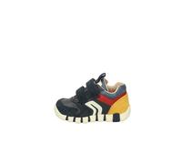 Geox Baby-Jungen B IUPIDOO Boy First Walker Shoe, Navy/DK RED, 18 EU