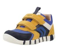 Geox Baby-Jungen B IUPIDOO Boy First Walker Shoe, Ochre/ROYAL, 18 EU