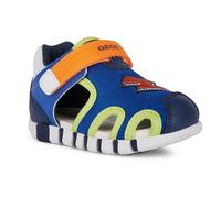 Geox Baby-Jungen B IUPIDOO Boy Sandal, ROYAL/ORANGE, 19 EU