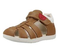 Geox Baby-Jungen B MACCHIA Boy Sandal, Whisky/White, 18 EU