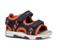 Geox Baby-Jungen B Multy Boy A Sandal, Navy/Orange, 22 EU