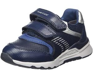Geox Baby Jungen B Pyrip Boy A Sneakers,22 EU,Navy Silver
