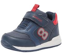 Geox Baby-Jungen B RISHON Boy A Sneaker, Navy/RED, 19 EU