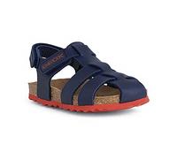Geox Baby Jungen B Sandal Chalki Boy Sandalen,Navy Red,24 EU